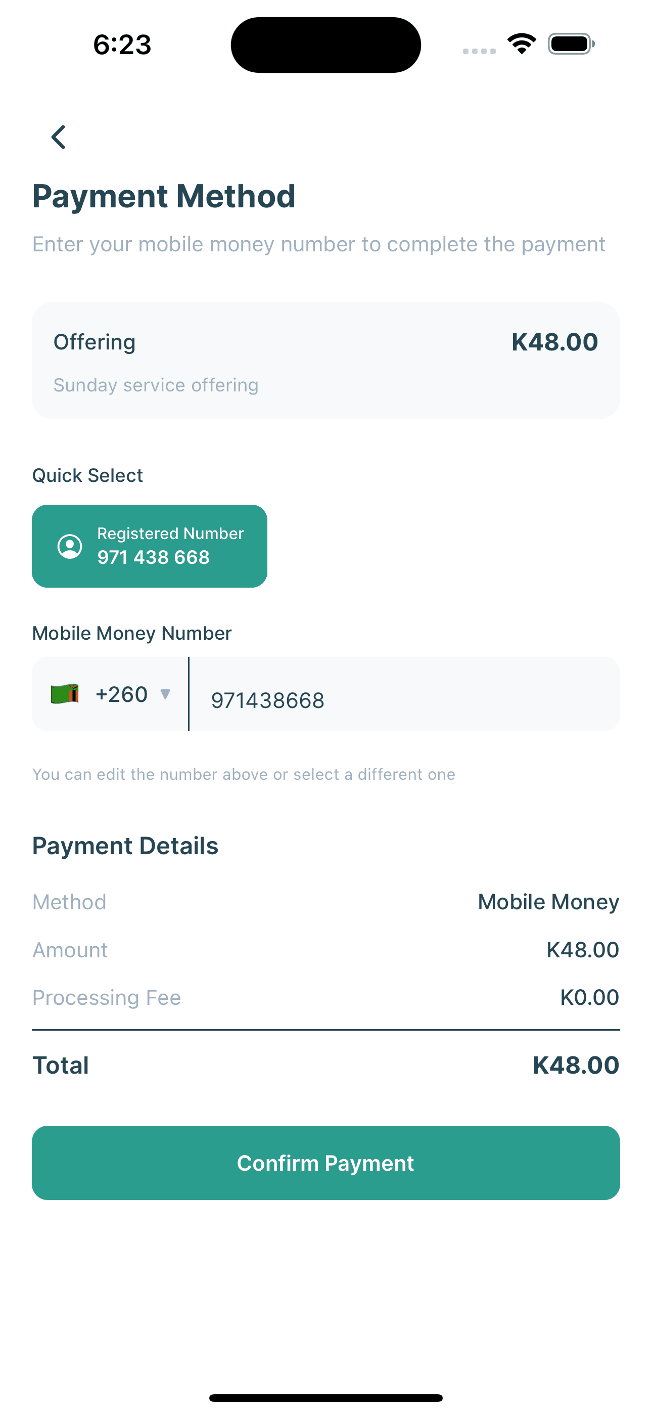 Easy Mobile Payments